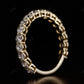 2.09CTW Round Lab Grown Diamond 3/4 Eternity Wedding Band  customdiamjewel   
