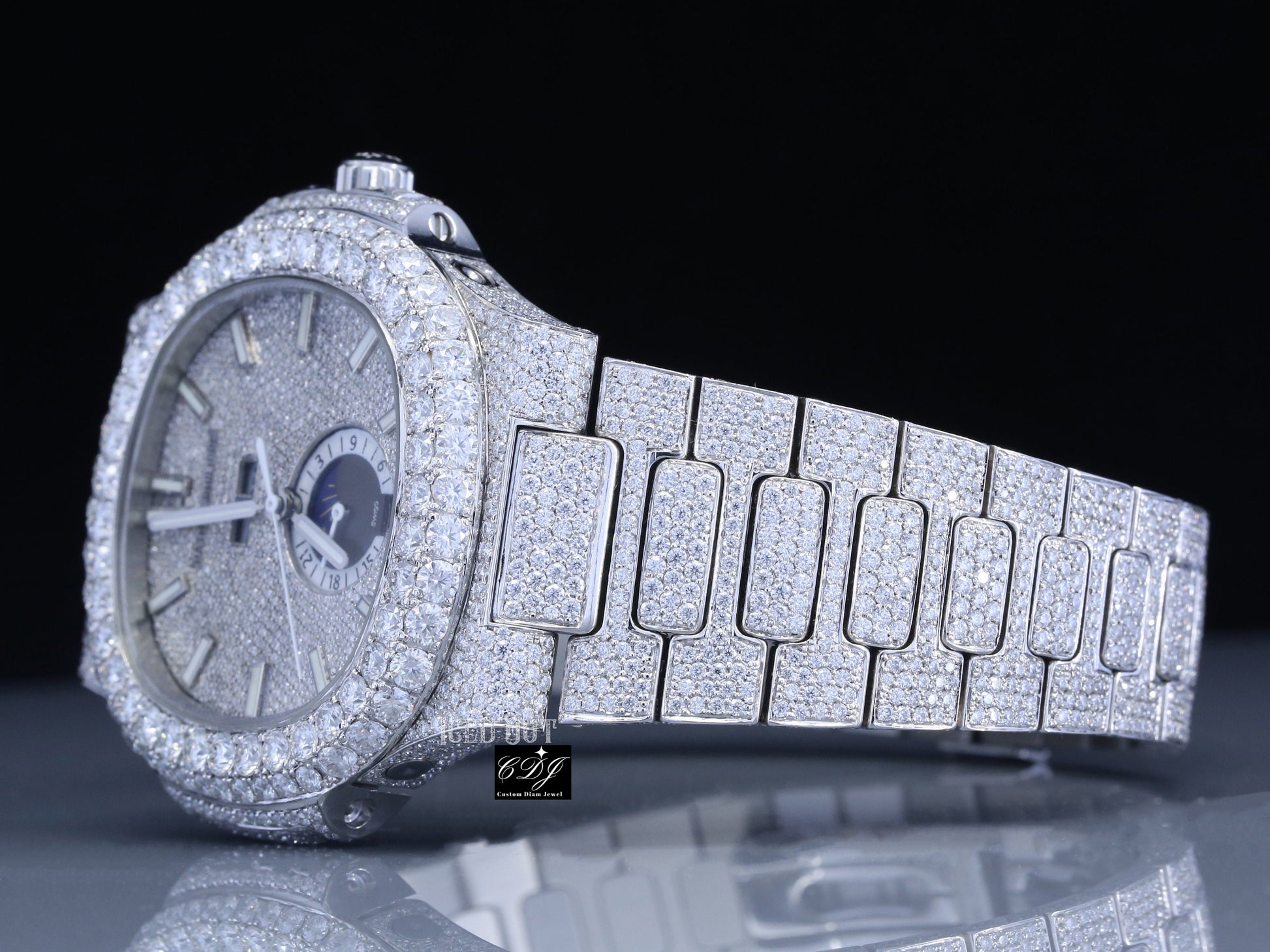Luxury Customized Iced Out Diamond Watch For Men customdiamjewel