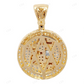 Silver Baguette Moissanite Bitcoin Initial "B" Pendant CustomDiamJewel