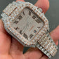 VVS Moissanite Hip Hop Full Iced Out Luxury Watch customdiamjewel