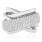 18K White Gold Moissanite Diamond Ring For Men hip hop jewelry CustomDiamJewel