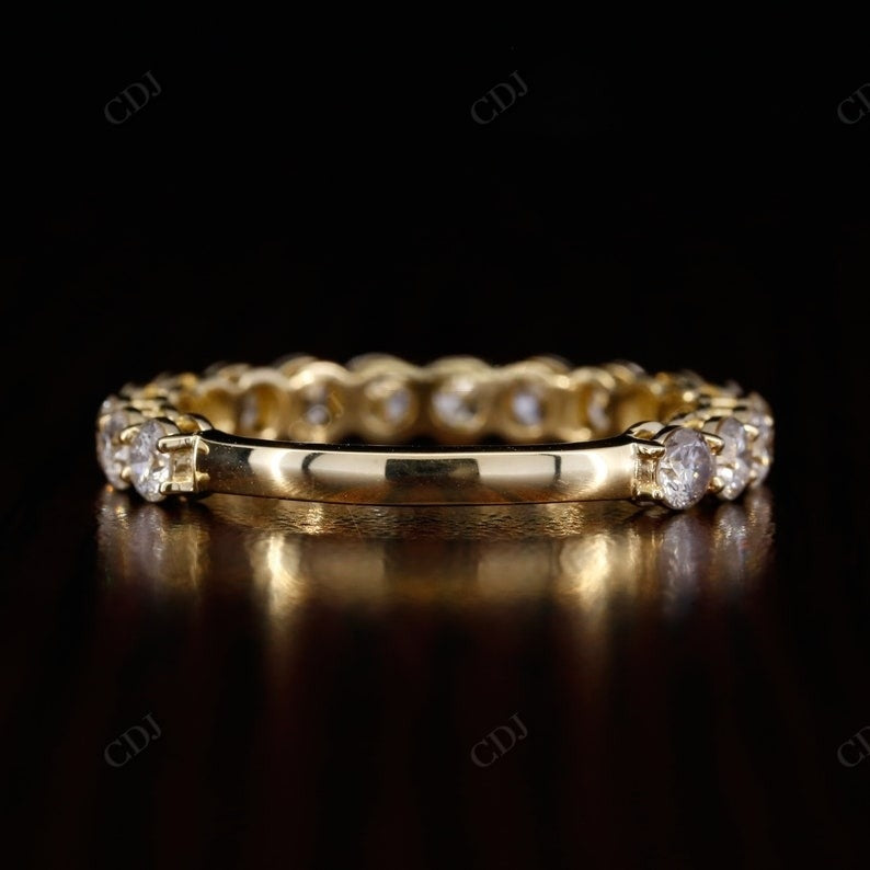 2.09CTW Round Lab Grown Diamond 3/4 Eternity Wedding Band  customdiamjewel   