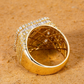 925 Silver Square Baguette Iced Out Pave Ring hip hop jewelry customdiamjewel