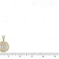 Silver Baguette Moissanite Bitcoin Initial "B" Pendant CustomDiamJewel