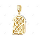 Hip Hop Sterling Silver Jesus Mini Pendant hip hop jewelry CustomDiamJewel
