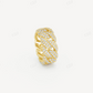 Diamond Cuban Link Ring  customdiamjewel   