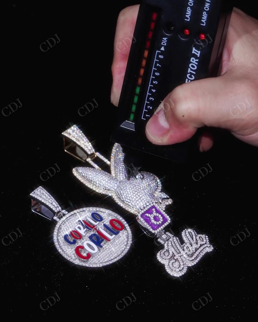 High Quality Iced Out Hip Hop Pendant hip hop jewelry CustomDiamJewel   