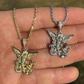 Saint Michael Archangel Diamond Hip Hop Pendant  customdiamjewel   