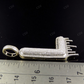 2" 1.10 CTW Real Diamond Letter L Initial Drip 10K Gold Pendant CustomDiamJewel