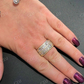 Princess Cut Diamond Icy Tennis Wedding Band  customdiamjewel   