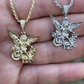 Saint Michael Archangel Diamond Hip Hop Pendant  customdiamjewel   