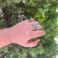 Black Onyx Square Ring  customdiamjewel   