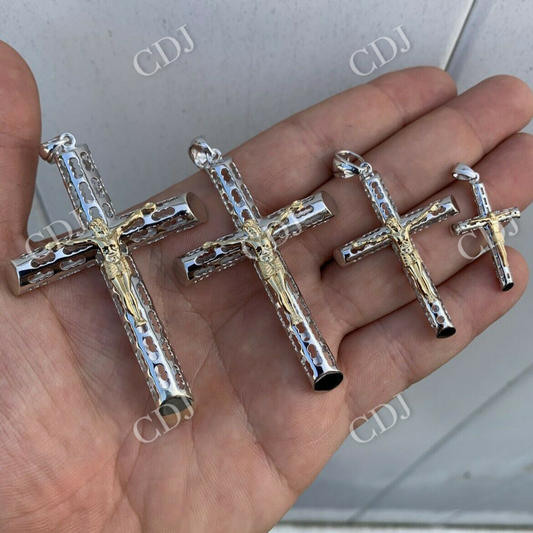 Cross Jesus Plain Pendant  customdiamjewel   