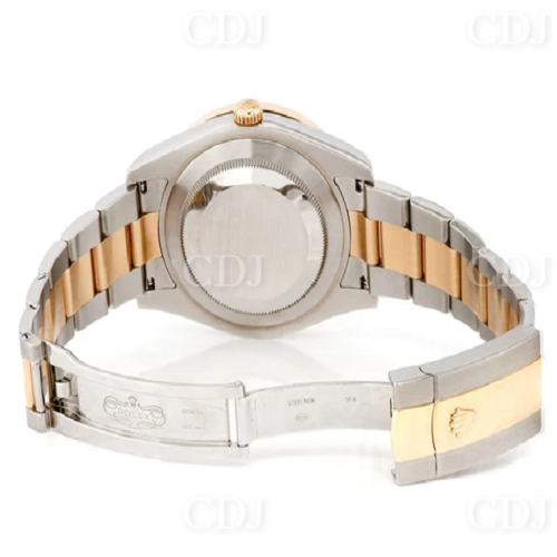 Round Bezel Moissanite Diamond Watch Hip Hop Men's Wrist Watch customdiamjewel