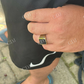 Black Onyx Square Ring  customdiamjewel   