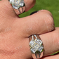 Men's Iced Out Hip Hop Diamond Ring  customdiamjewel   