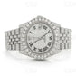 Rolex VVS Moissanite Iced Out Hip Hop Diamond Stainless Steel Waterproof Watch 15.50CTW