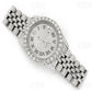 Full White Rolex Jubilee Moissanite Watch customdiamjewel