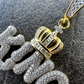 Hip Hop King With Crown Moissanite Pendant  customdiamjewel   