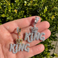 Hip Hop King With Crown Moissanite Pendant  customdiamjewel   