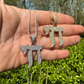 Moissanite Chai Hebrew Pendant  customdiamjewel   