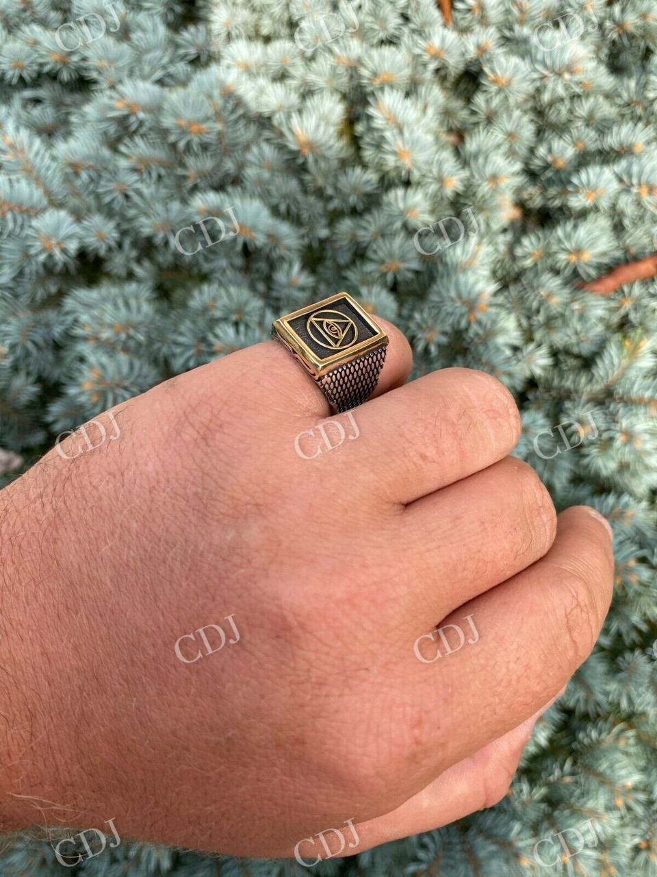 All Seeing Eye Of Providence Masonic Ring  customdiamjewel   