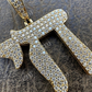 Moissanite Chai Hebrew Pendant  customdiamjewel   