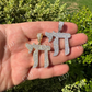 Moissanite Chai Hebrew Pendant  customdiamjewel   