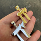 Moissanite Chai Hebrew Pendant  customdiamjewel   