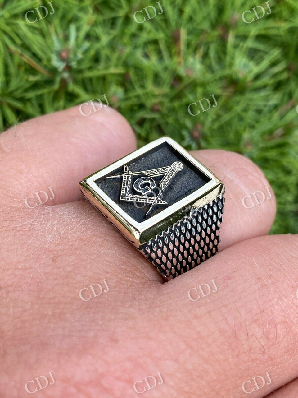 Free Mason Masonic Letter G Ring  customdiamjewel   