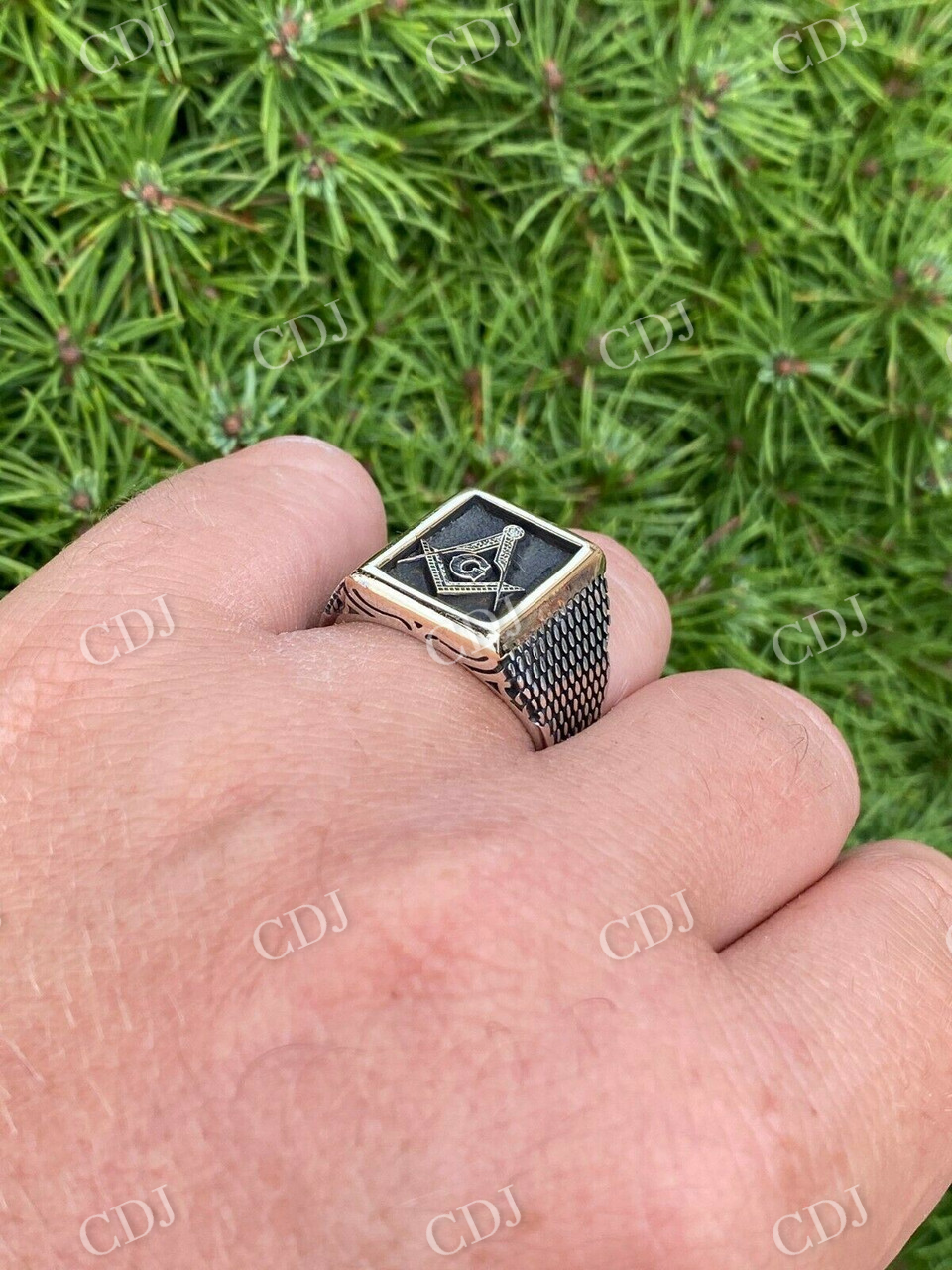 Free Mason Masonic Letter G Ring  customdiamjewel   