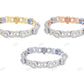 VVS Moissanite Fully Iced Unique Link Bracelet