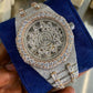 Hip Hop Custom Automatic Movement AP Skeleton Modified Watch customdiamjewel