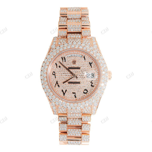 Rolex Customized Luxury Wrist Watch For Men customdiamjewel