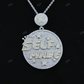 Moissanite Diamond SELF MADE Hip Hop Iced Out Pendant hip hop jewelry CustomDiamJewel