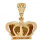 1.95 CTW Moissanite Sterling Silver Crown Pendant CustomDiamJewel
