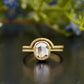 Oval Rose Cut Lab-Grown Diamond Ring customdiamjewel