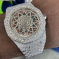 Hip Hop Custom Automatic Movement AP Skeleton Modified Watch customdiamjewel