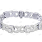 VVS Moissanite Fully Iced Unique Link Bracelet