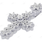10K White Gold Marquise Cut Lab Grown Diamond Cross Pendant Hip Hop Pendent CustomDiamJewel