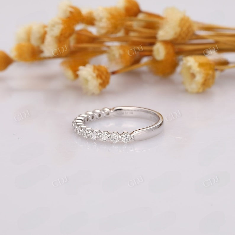 2mm Half Eternity Natural Diamond Minimalist Wedding Band Wedding Band customdiamjewel   