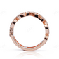 Iced Out 14k Rose Gold Letter Ring For Men hip hop jewelry CustomDiamJewel