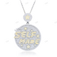 Moissanite Diamond SELF MADE Hip Hop Iced Out Pendant hip hop jewelry CustomDiamJewel