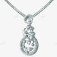 Sterling Silver Trendy Style Moissanite Pendant hip hop jewelry CustomDiamJewel
