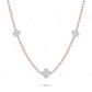 VVS Moissanite 925 Silver Clover Chain For Men And Women CustomDiamJewel