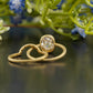 Oval Rose Cut Lab-Grown Diamond Ring customdiamjewel