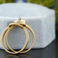 Oval Rose Cut Lab-Grown Diamond Ring customdiamjewel