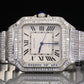 Custom Baguette Diamond Cartier Watch Men's Iced Out Hip Hop Watch customdiamjewel