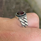 Ruby Red Stone Ring  customdiamjewel   