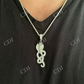 Moissanite Snake King Cobra Pendant  customdiamjewel   